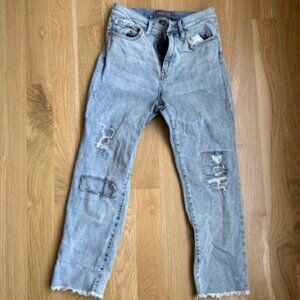 J.Crew Point Sur Cropped Distressed Denim